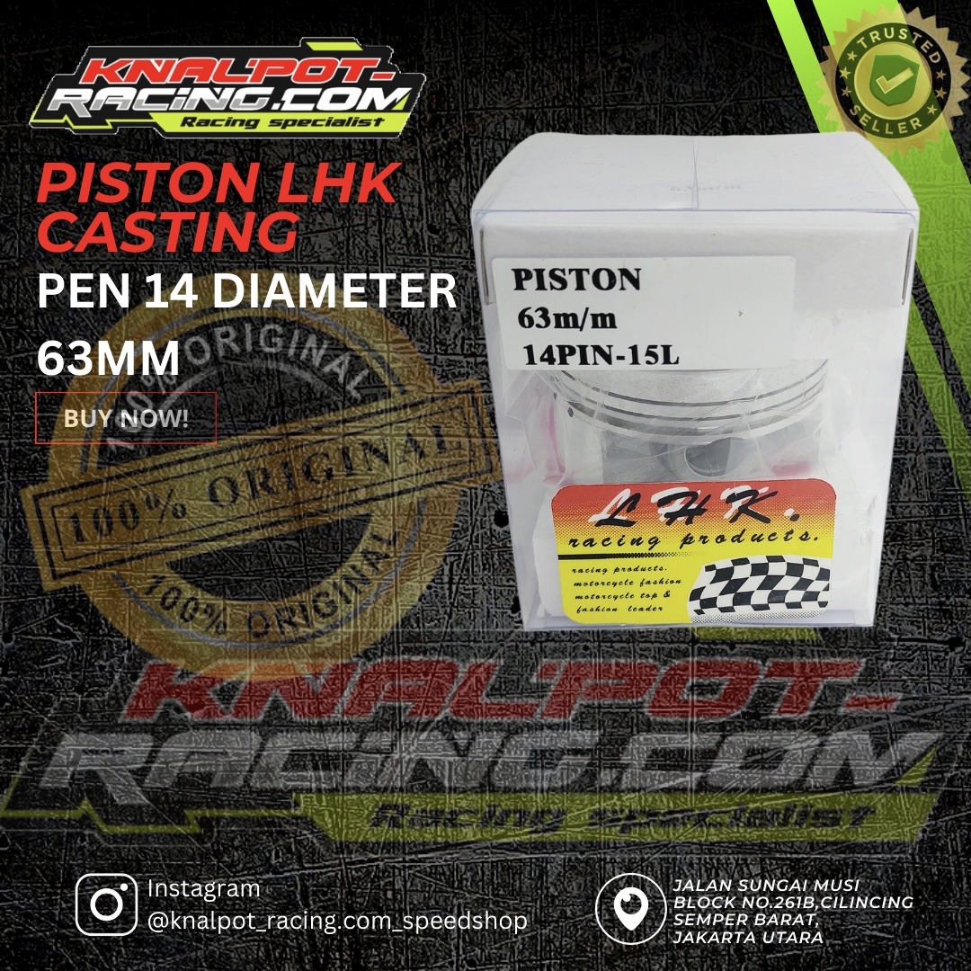PISTON LHK CASTING PEN 14 DIAMETER 63MM